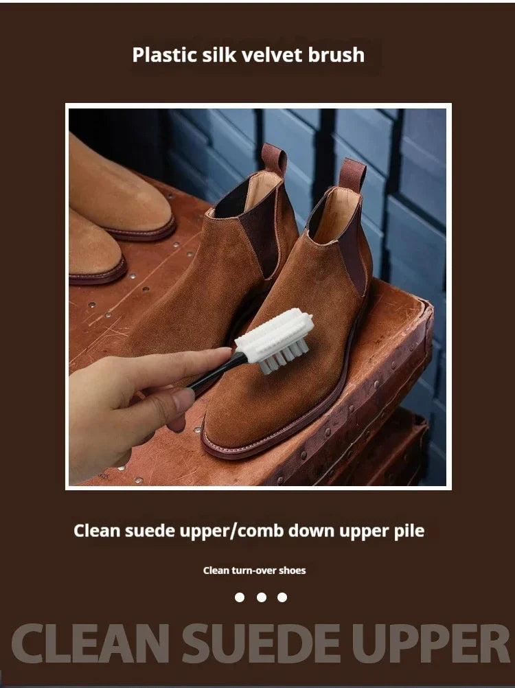 1/2/3pcs Nubuck Shoes Shoe Brush Suede Shoes Brass Wire Shoes Cleaner Foam Shoe Brush Snow Boots Shoe Cleaner Shoe Accessories