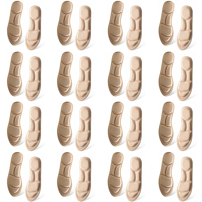 Breathable Cushion Sport Insoles – Shock-Absorbing Shoe Sole Pads for Active Wear