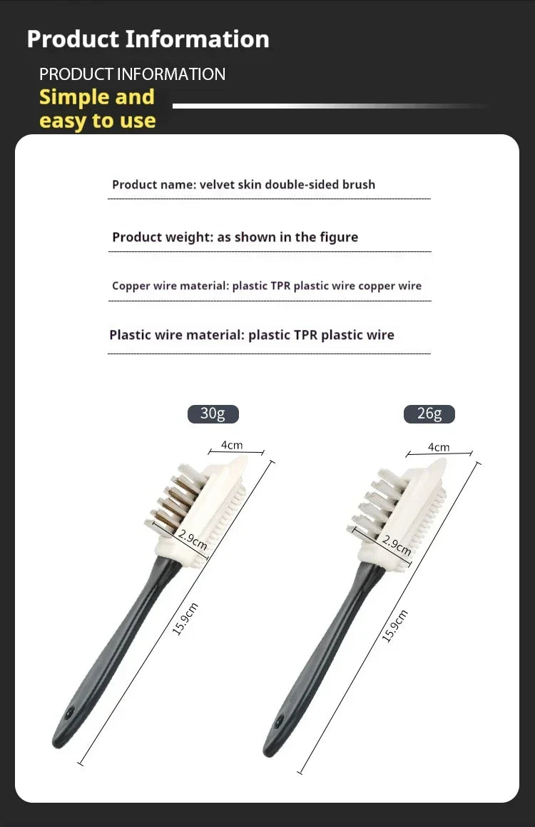 1/2/3pcs Nubuck Shoes Shoe Brush Suede Shoes Brass Wire Shoes Cleaner Foam Shoe Brush Snow Boots Shoe Cleaner Shoe Accessories