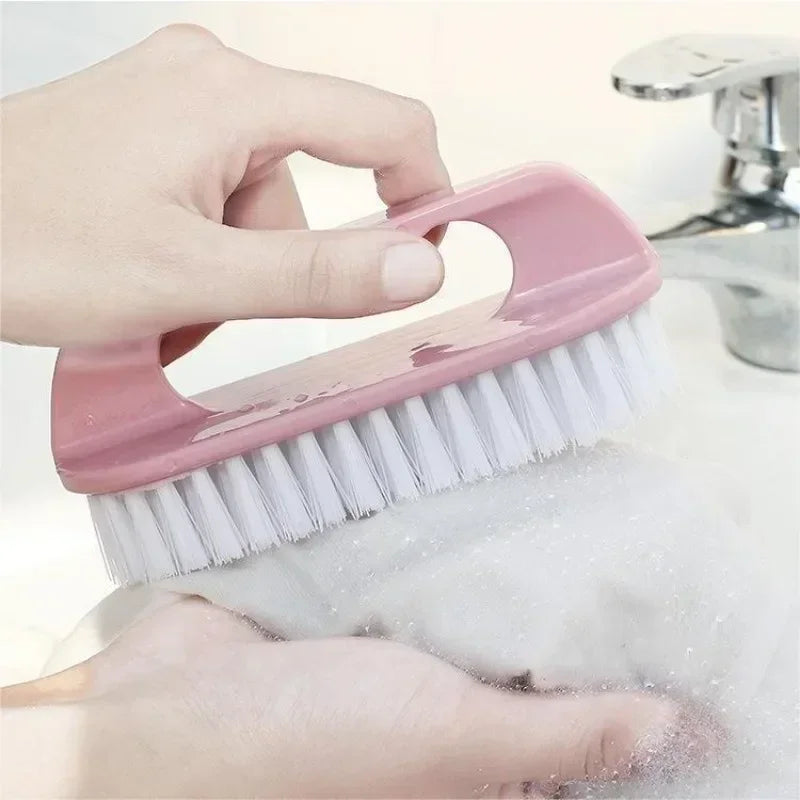 Heavy-Duty Scrub Brush,Stiff Bristle Shoe Cleaner,Multi-Purpose Handheld Brush for Bathroom, Kitchen,Laundry,Tile&Floor Cleaning