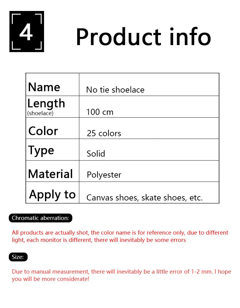 men and women No Tie Shoe laces spring button up Elastic shoelaces Shoe accessories sneakers classics Solid color shoelace