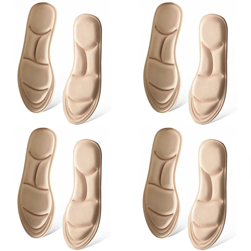 Breathable Cushion Sport Insoles – Shock-Absorbing Shoe Sole Pads for Active Wear