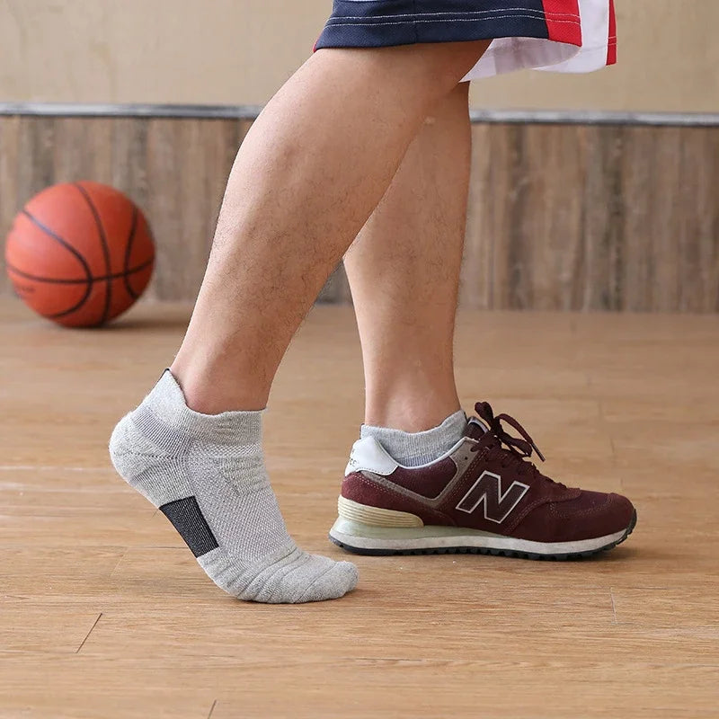 Anti-Slip Football Socks for Men and Women – Breathable Cotton Grip Sports Socks