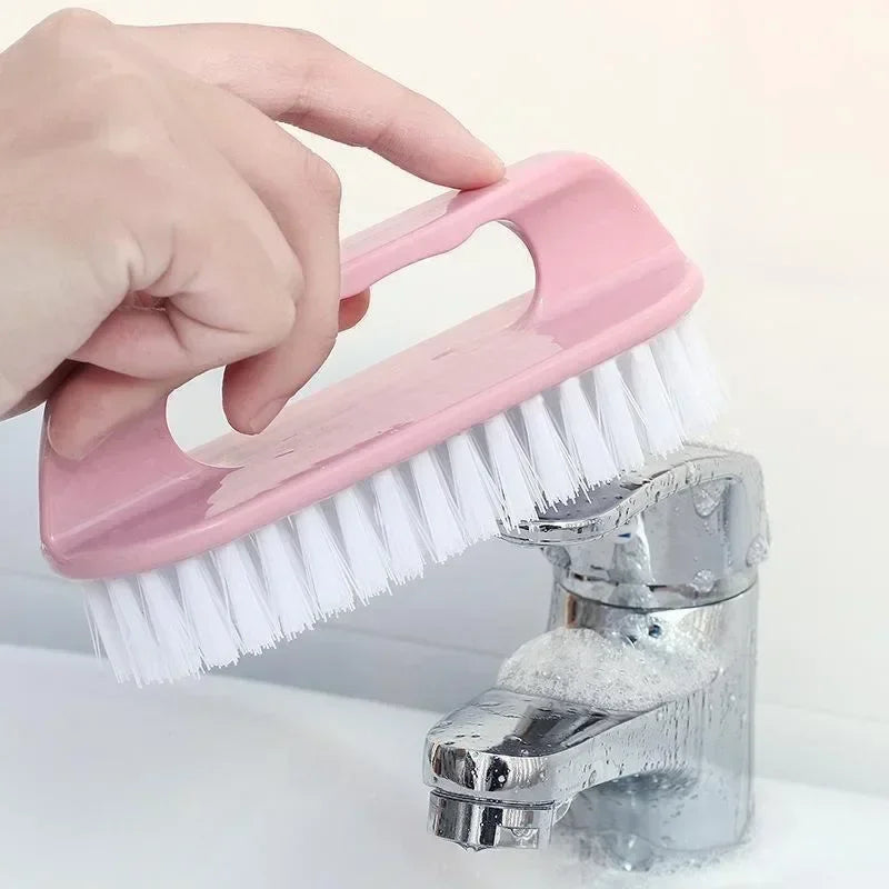 Heavy-Duty Scrub Brush,Stiff Bristle Shoe Cleaner,Multi-Purpose Handheld Brush for Bathroom, Kitchen,Laundry,Tile&Floor Cleaning