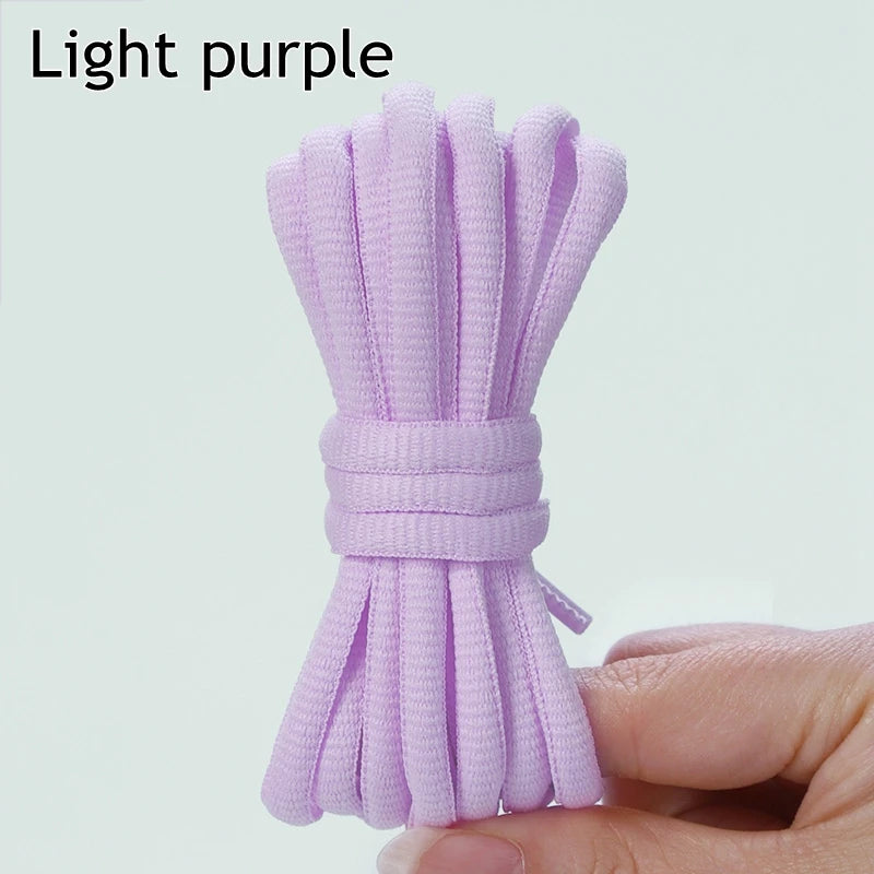 1Pair Oval Shoe Laces Half Round Athletic Shoelaces for Running Sneakers Laces Shoes Strings Durable without Fading Shoelace