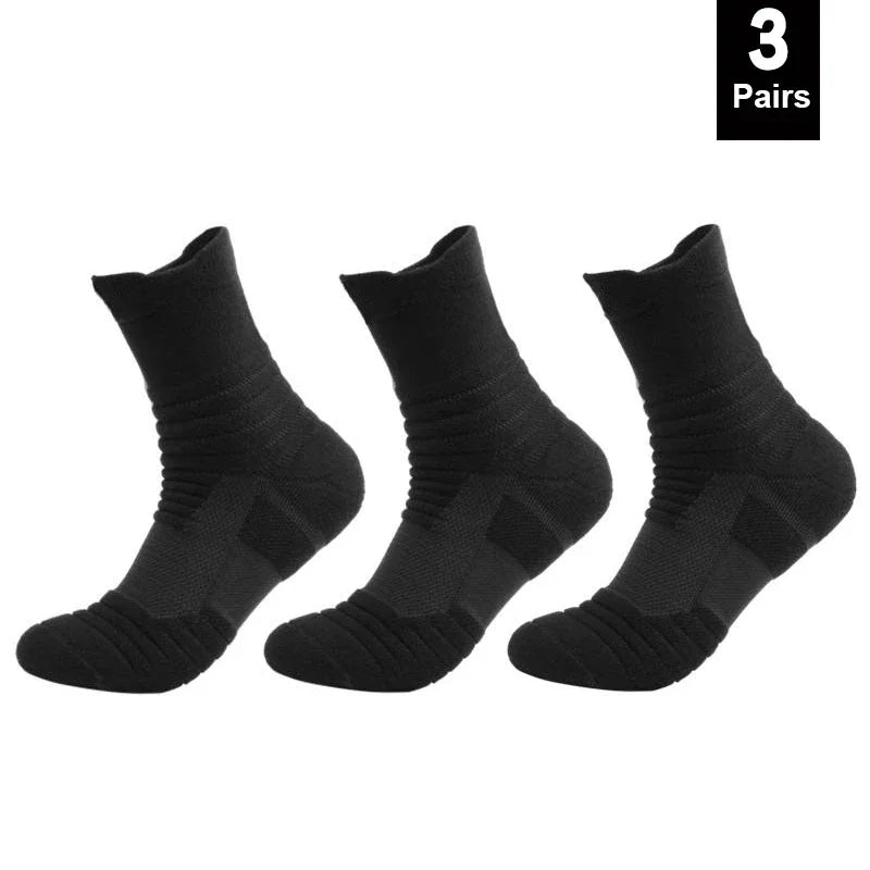 Anti-slip Football Socks Men Women Cotton Sock Short Long Tube Soccer Basketball Sport Socks Breathable Deodorous Socks 39-45