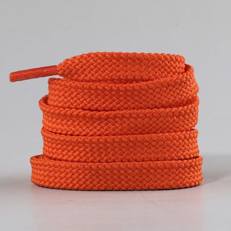 Flat Classic Shoelaces for Sneakers and Casual Shoes – Durable Replacement Shoe Laces