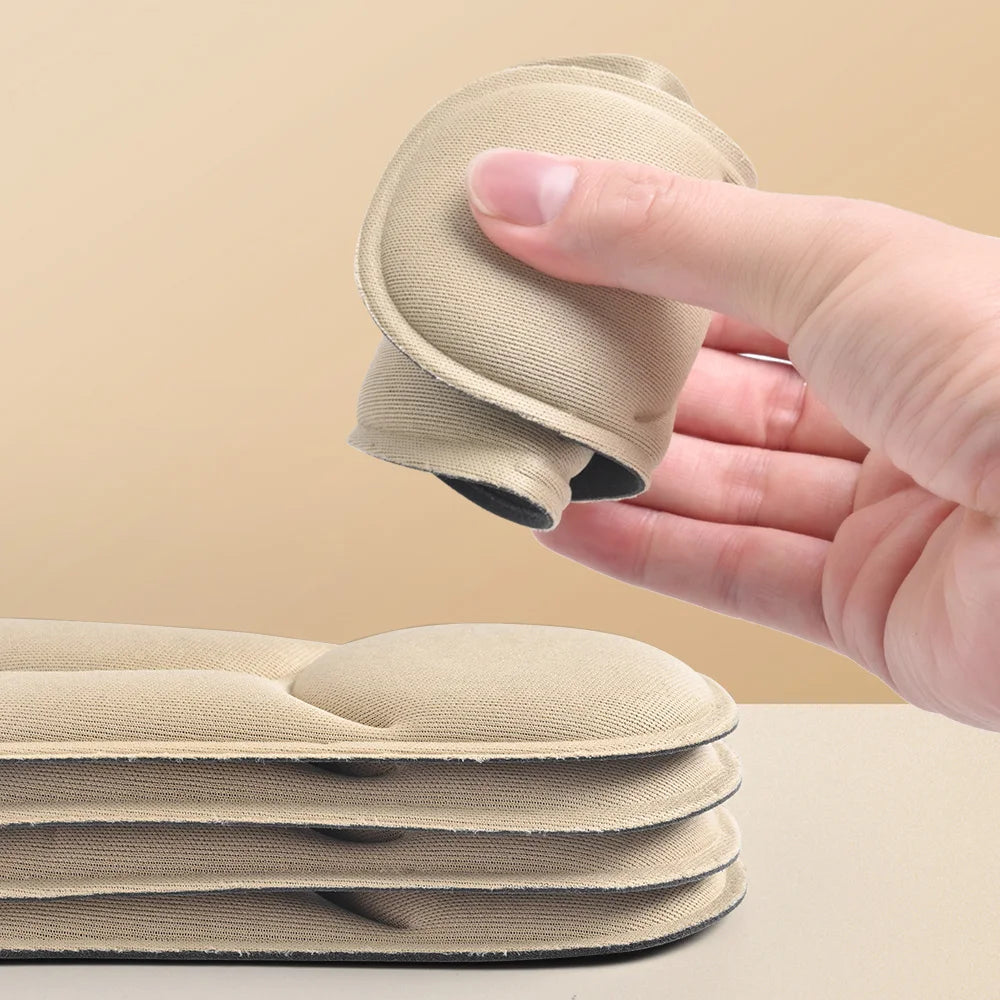 Breathable Cushion Sport Insoles – Shock-Absorbing Shoe Sole Pads for Active Wear