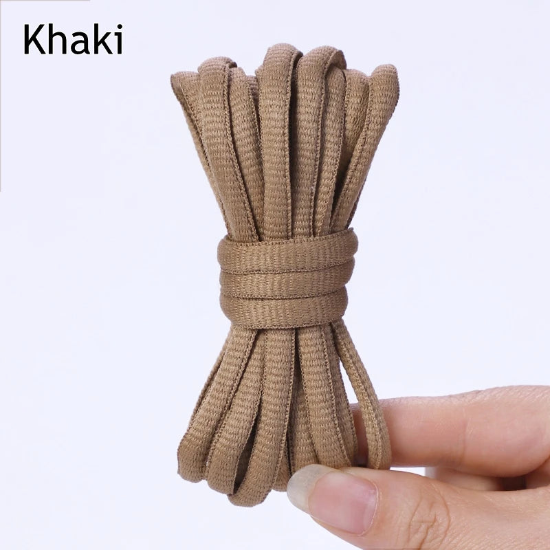 1Pair Oval Shoe Laces Half Round Athletic Shoelaces for Running Sneakers Laces Shoes Strings Durable without Fading Shoelace