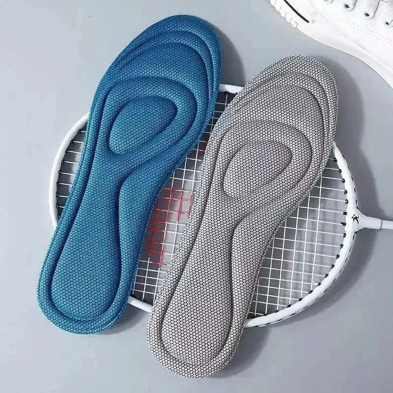4/2Pcs Memory Foam Orthopedic Insoles for Shoes Antibacterial Deodorization Sweat Absorption Insert Sport Shoes Running Pads