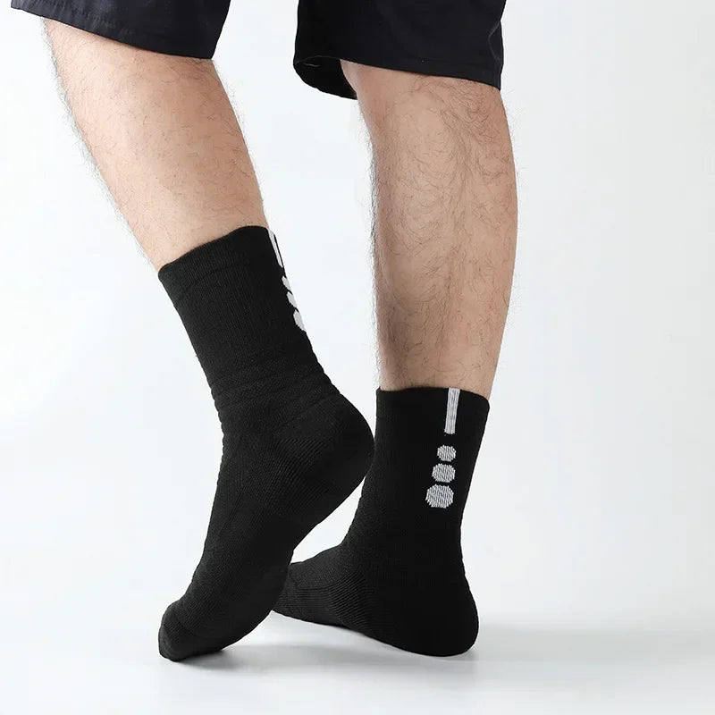 Anti-Slip Football Socks for Men and Women – Breathable Cotton Grip Sports Socks