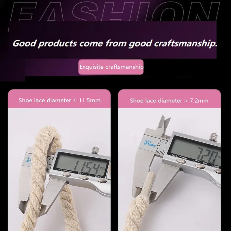 New Shoe Laces Thick Laces for Shoes Round Rope Wide Laces Sneakers Shoestrings XDr04