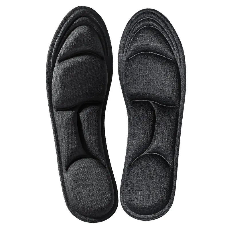 Breathable Cushion Sport Insoles – Shock-Absorbing Shoe Sole Pads for Active Wear