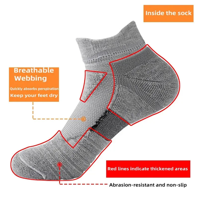 Anti-slip Football Socks Men Women Cotton Sock Short Long Tube Soccer Basketball Sport Socks Breathable Deodorous Socks 39-45