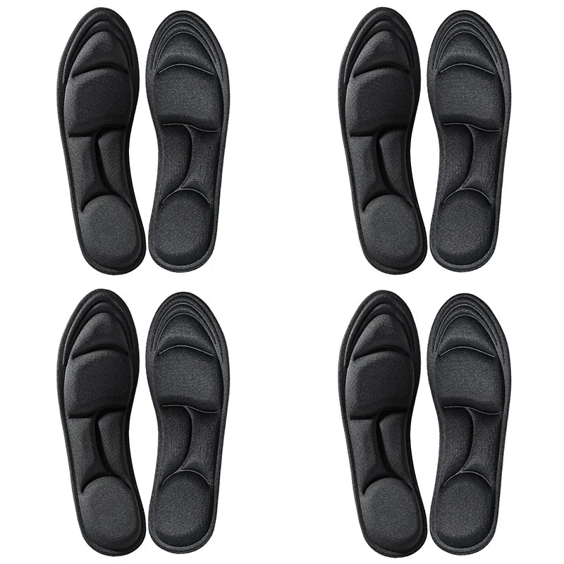 Breathable Cushion Sport Insoles – Shock-Absorbing Shoe Sole Pads for Active Wear