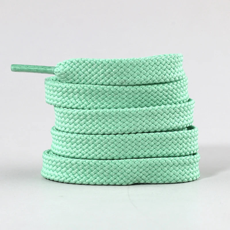 New Flat Classic Shoelaces for Sneakers Casual Shoe laces White Black Sports Shoelace Shoes Balanc String Shoe Accessories