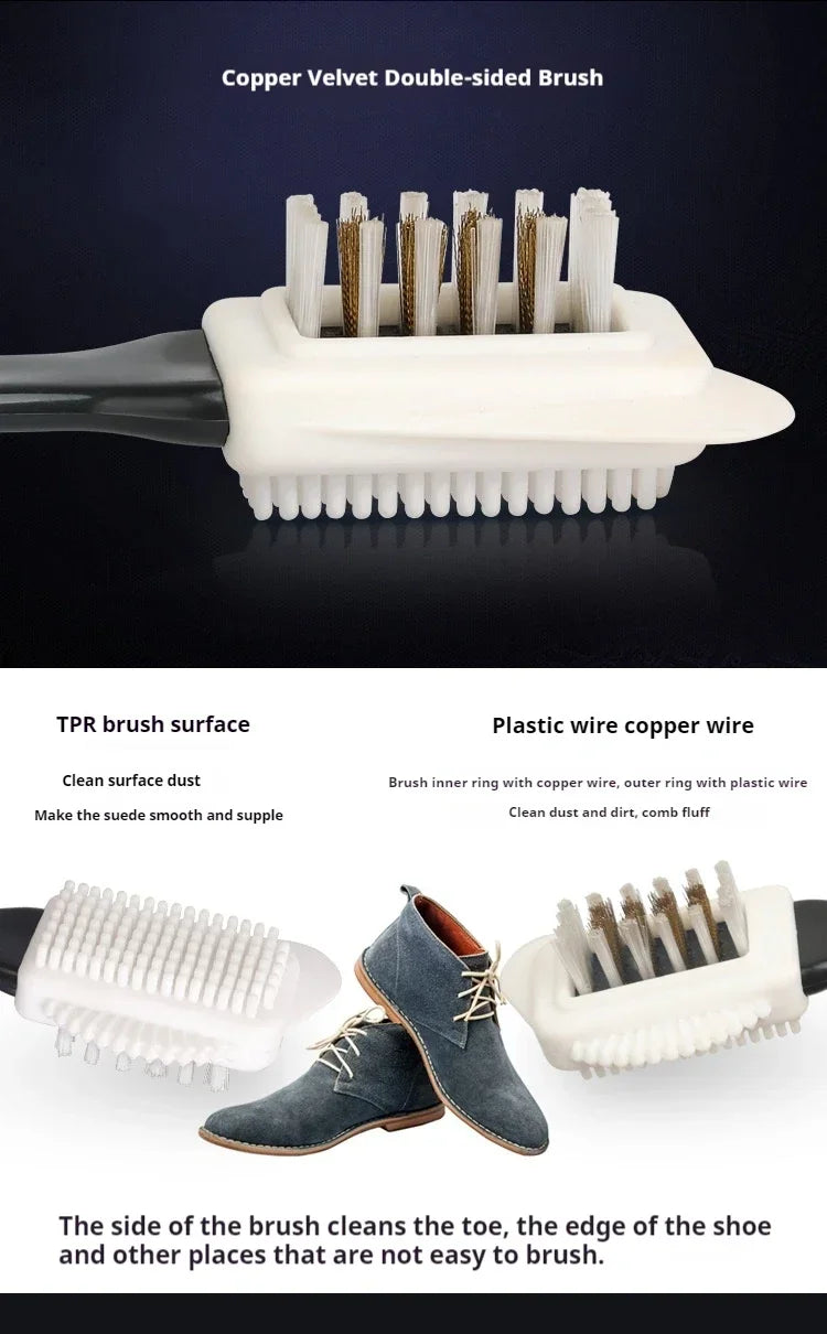 1/2/3pcs Nubuck Shoes Shoe Brush Suede Shoes Brass Wire Shoes Cleaner Foam Shoe Brush Snow Boots Shoe Cleaner Shoe Accessories