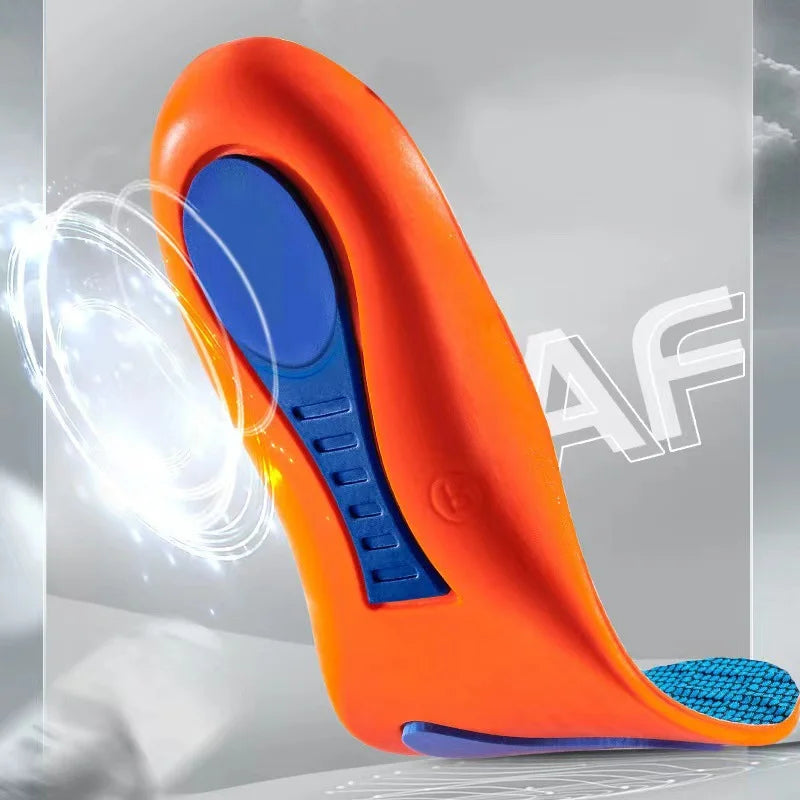 Unisex Sports Insoles with Elastic Cushioning – Arch Support Shoe Sole Pads for Men and Women
