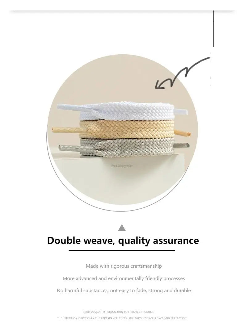 New Flat Classic Shoelaces for Sneakers Casual Shoe laces White Black Sports Shoelace Shoes Balanc String Shoe Accessories