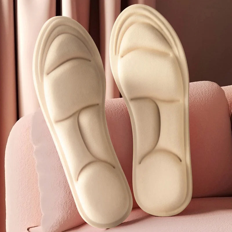 Breathable Cushion Sport Insoles – Shock-Absorbing Shoe Sole Pads for Active Wear