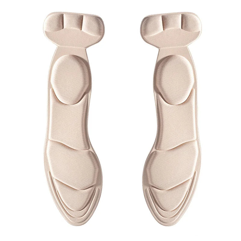 Memory Foam Insoles Women High-heel Shoes Insoles Anti-slip Insole Comfort Breathable Heel Protection