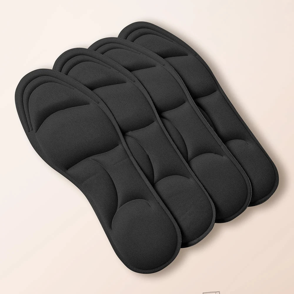 Breathable Cushion Sport Insoles – Shock-Absorbing Shoe Sole Pads for Active Wear