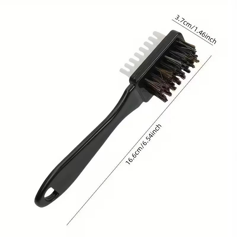 2-in-1 Suede & Shoe Brush with Eraser | for Boots, Nubuck & Imitation Leather Care | Double-Sided Effective Cleaning Tool