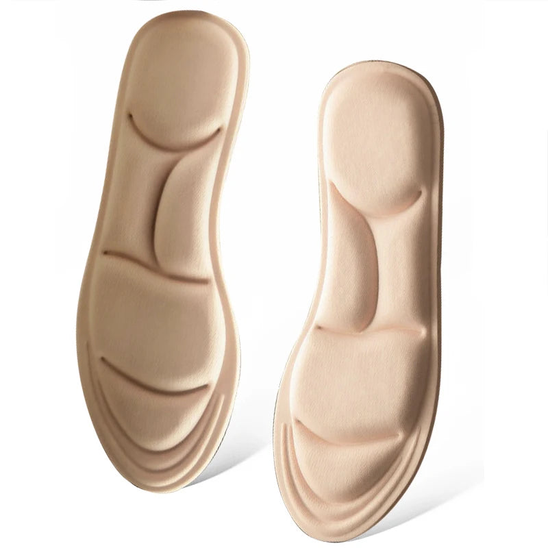 Breathable Cushion Sport Insoles – Shock-Absorbing Shoe Sole Pads for Active Wear