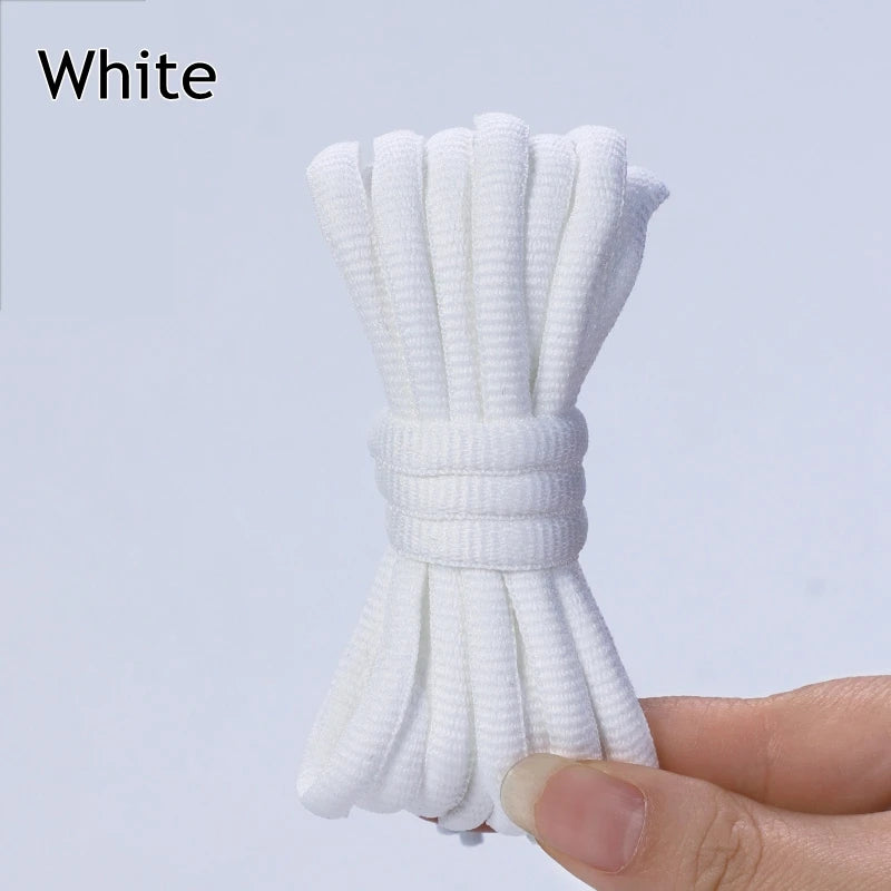 1Pair Oval Shoe Laces Half Round Athletic Shoelaces for Running Sneakers Laces Shoes Strings Durable without Fading Shoelace